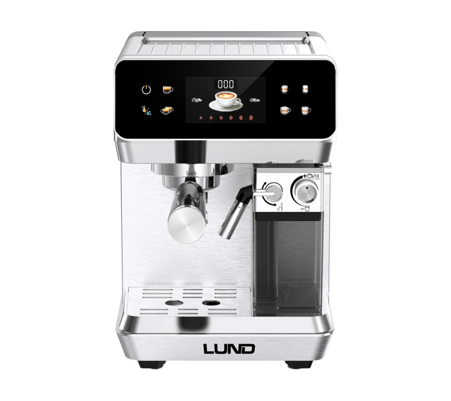 PRESSURE COFFEE MAKER WITH MILK FROTHER | 1350 W (68503)