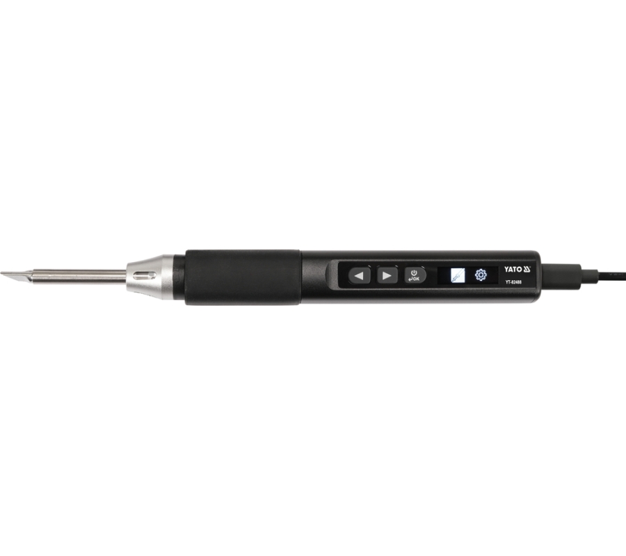 Nešiojamas USB-C T12 skaitmeninis lituoklis su OLED (iki 96W) (YT-82488)