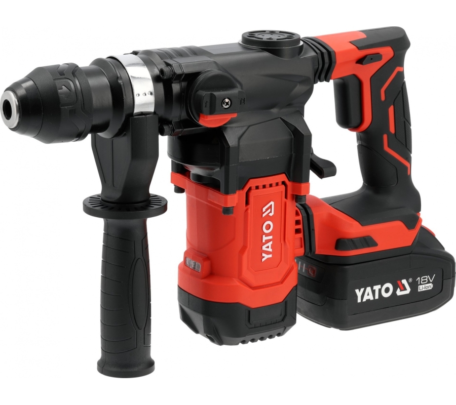 Cordless Rotary Hammer | SDS+ 18V 3.8J (BL; 4AH) (YT-827740)