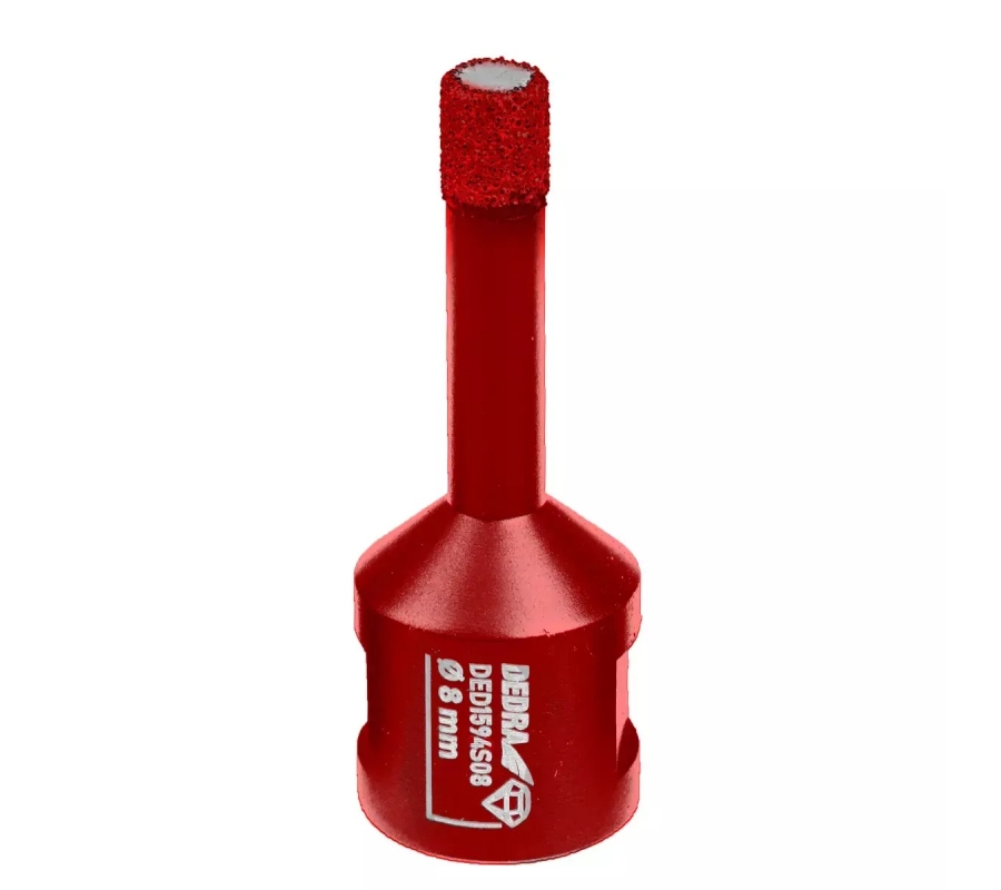 Žiedinis deimantinis grąžtas Vacuum brazed M14, 8mm (DED1594S08)