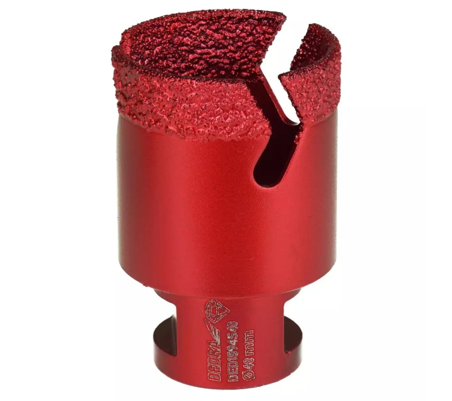 Žiedinis deimantinis grąžtas Vacuum brazed M14, 50mm (DED1594S50)