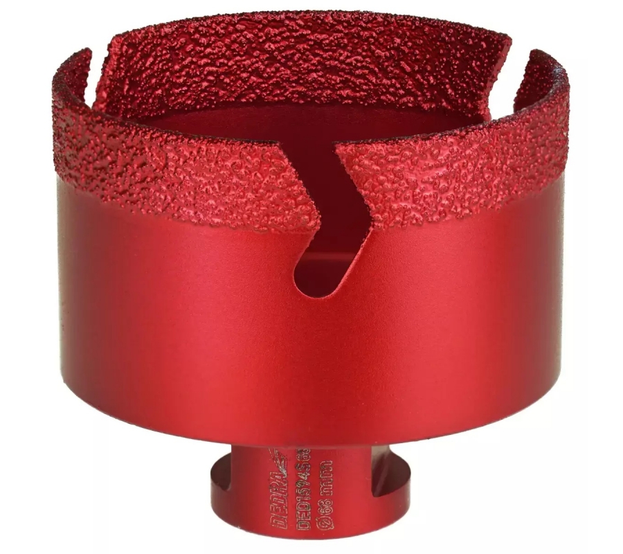 Žiedinis deimantinis grąžtas Vacuum brazed M14, 72mm (DED1594S72)