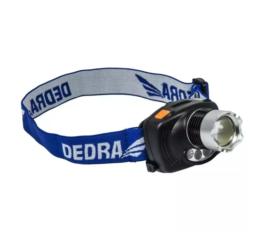 Žibintuvelis ant galvos 3W CREE LED, fokusavimas, infrared, su elementais (L1010)