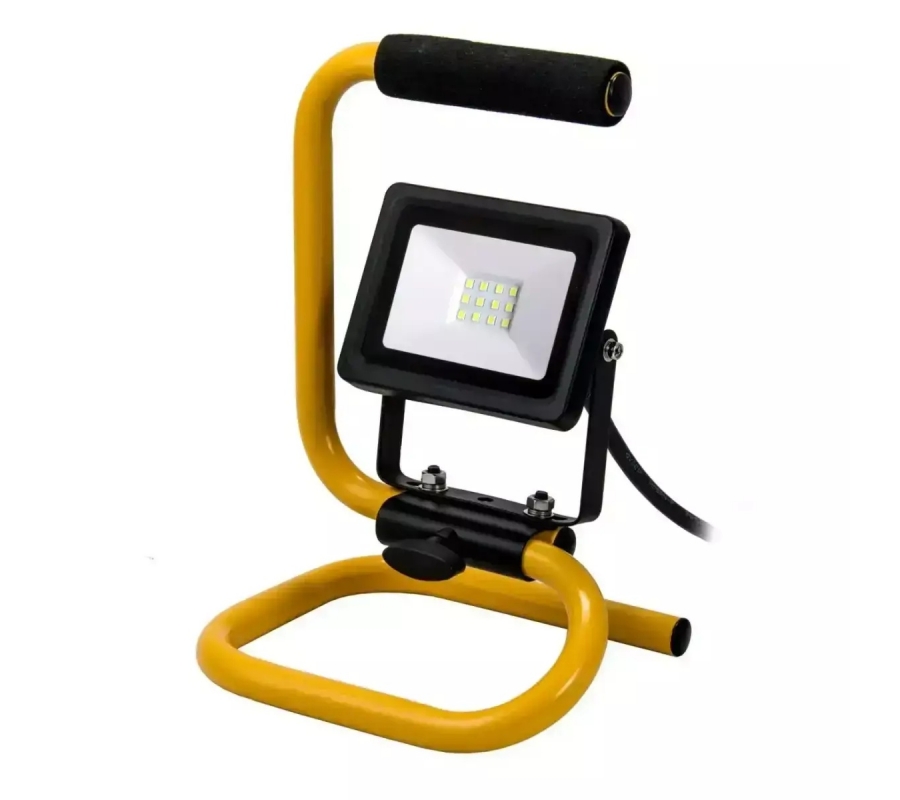 Prožektorius dirbtuvems 10W SMD LED, Economy, stovas, IP65 (L1070-1)