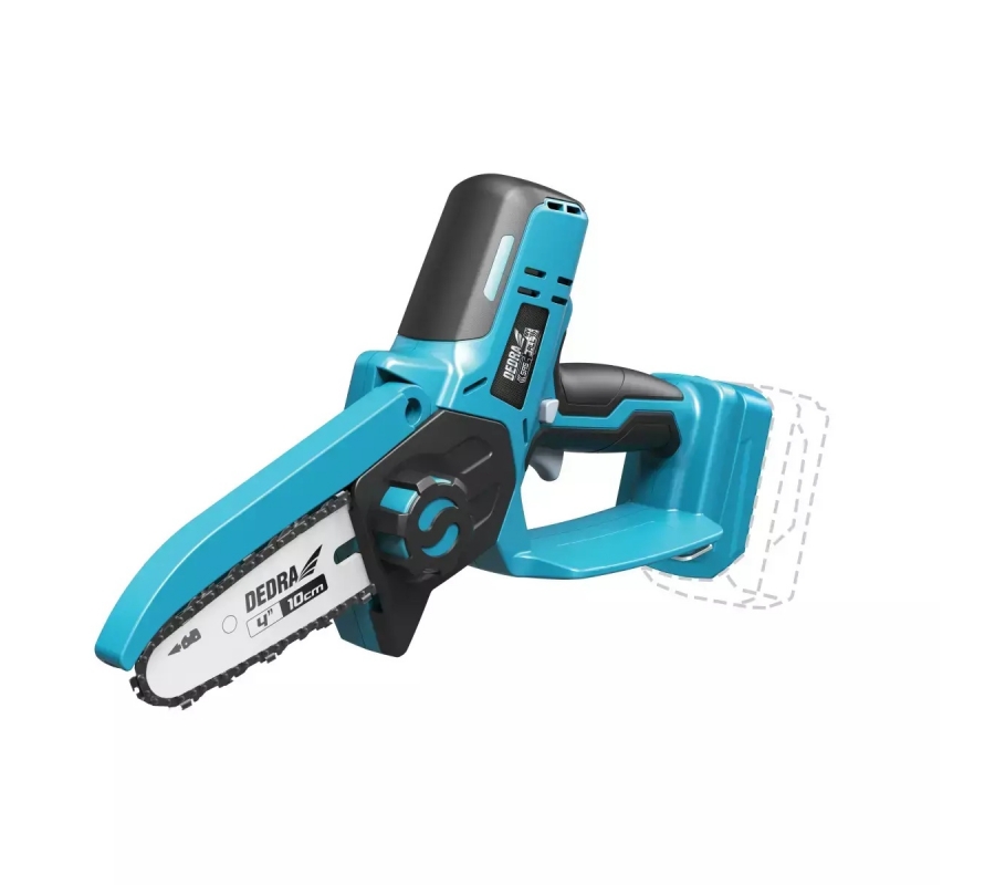 Mini grandininis pjuklas 4" akumuliatorinis 18V (DED7099)