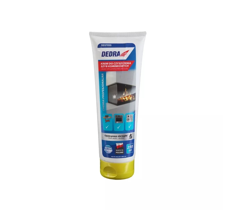 Židinio stiklo valymo kremas 250ml tūbelėje (DEGT050)