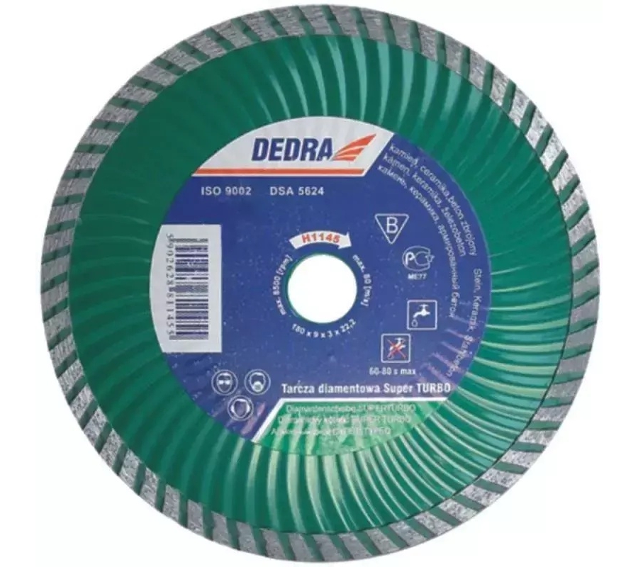 Diskas deimantinis Super Turbo saus./šlap. pj. 230x22.2mm   (H1147)