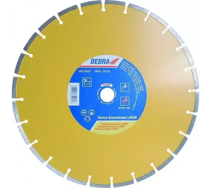 Diskas deimantinis 350x25.4mm "LASER"   (H1160)