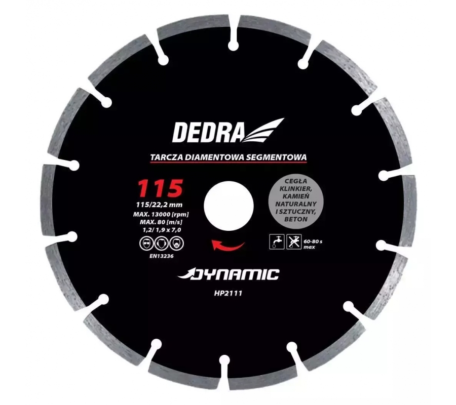 Diskas deimantinis sausam 350/25,4mm Dynamic (HP2119E)