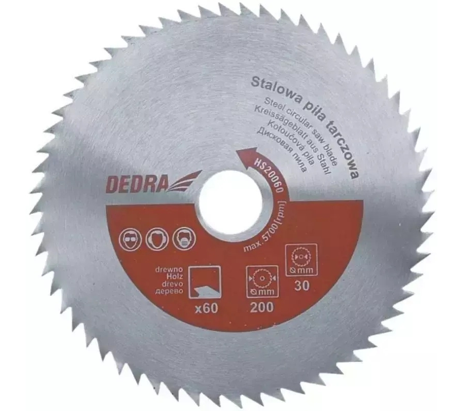 Diskinis pjuklas medžiui 60d. 500x30mm   (HS50060)