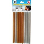 Glue Sticks | gold/silver metallic | Ø 11 mm, 150 mm | 8 pcs. (80848)