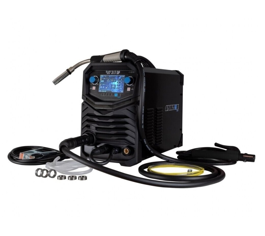 Suvirinimo pusautomatis Spartus EasyMIG 317 DUAL PULSE, 300A, 400V (EASYMIG317DP-PAK-36-3)