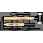 PVC TRAY WITH HAMMER AND PUNCHES (YT-5540)