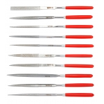 10-piece Diamond Files, 3x140x30 mm (YT-6144)