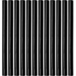 12 PCS SET GLUE STICKS 7,2x100MM BLACK (YT-82441)
