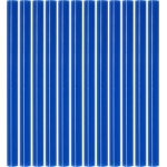 12 PCS SET GLUE STICKS 7,2x100MM BLUE (YT-82443)