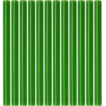 12 PCS SET GLUE STICKS 7,2x100MM GREEN (YT-82444)