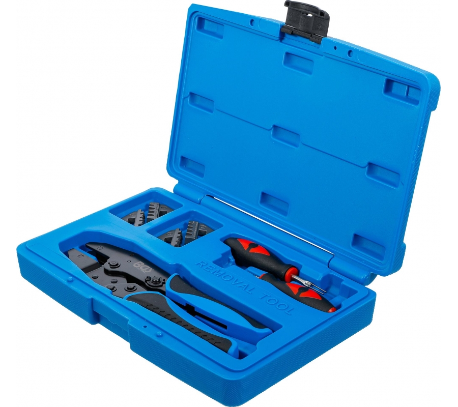 Crimping Pliers and Terminal Tool Kit | with 2 Pairs of Jaws (70929)