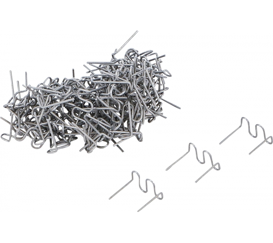 Remonto segtukų rinkinys | Bangos forma | 0,8 mm | 100 vnt. (73353B)