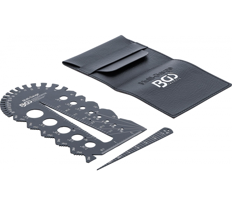 Screwpitch Gauge and Thread Template | Inch Sizes | 1/4 - 2" (74248)