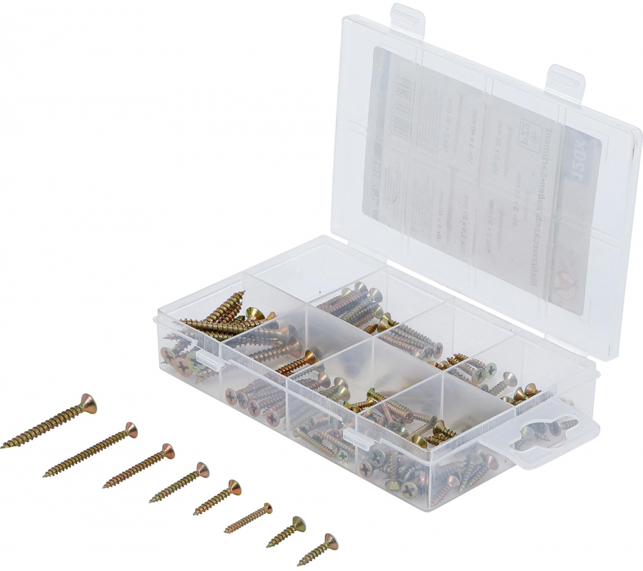 Multipurpose Screws | Cross Slot PZ2 | 120 pcs. (88191)