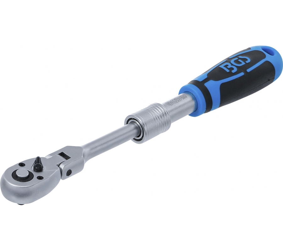 Reversible Ratchet, extendable, bendable | 6.3 mm (1/4") | 210 - 250 mm (25125)