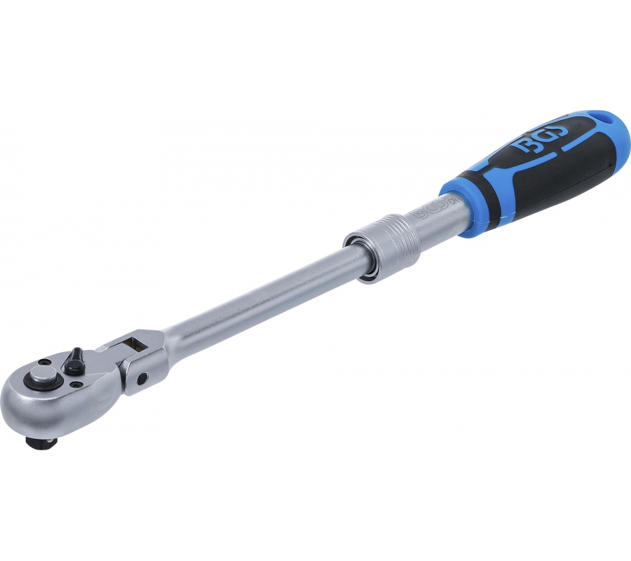 Reversible Ratchet, extendable, bendable | 10 mm (3/8") | 260 - 365 mm (25126)