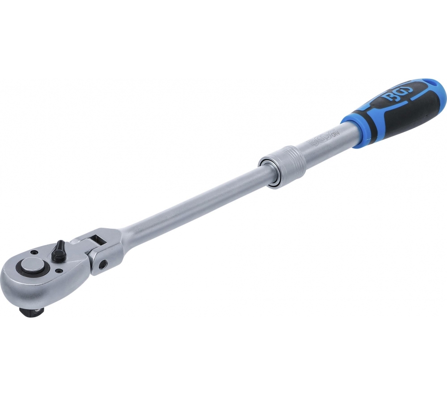 Reversible Ratchet, extendable, bendable | 12.5 mm (1/2") | 350 - 490 mm (25127)