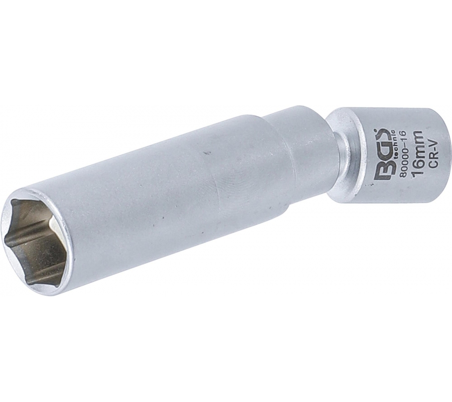 Swivel Glow & Spark Plug Socket | 10 mm (3/8") | 16 mm (80000-16)