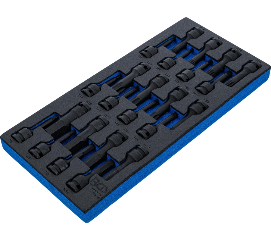 Tool Tray 1/3: Impact Bit Socket Set | 12.5 mm (1/2") | 24 pcs. (74514)