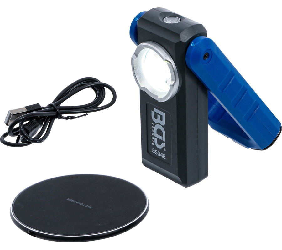 COB LED dirbtuvių lempa su magnetu ir kabliu | sulankstoma | su belaidžio įkrovimo funkcija (85348)