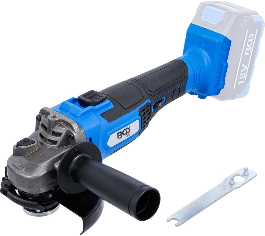 Cordless Angle Grinder | brushless | 18 V | without rechargeable Battery (7377)