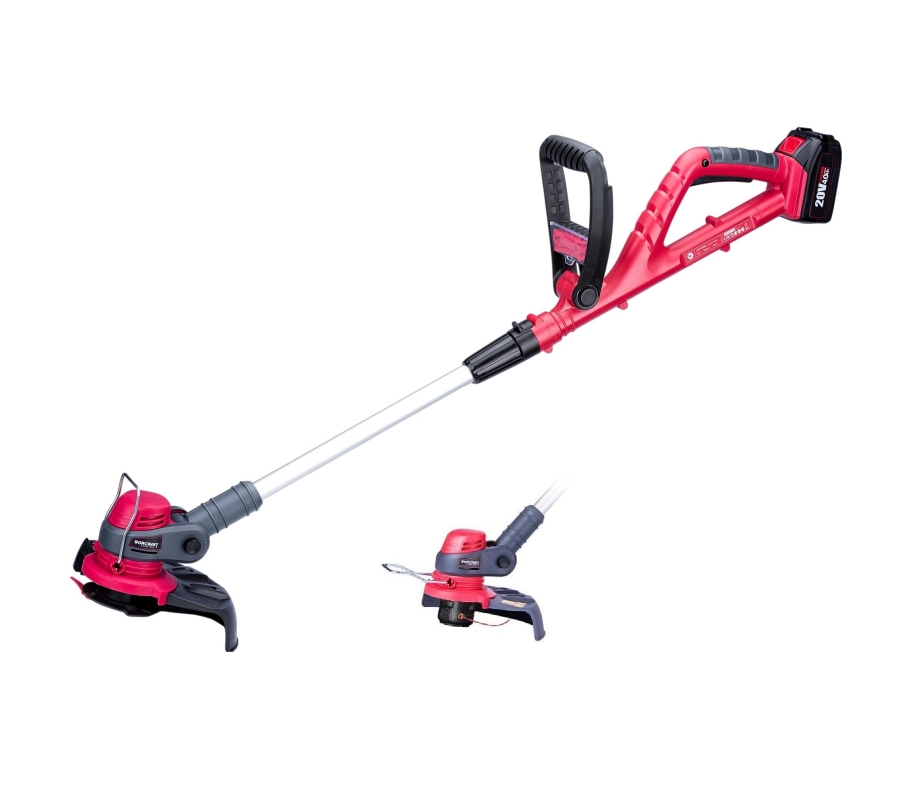 Akumuliatorinis trimeris su priedais WORCRAFT 20V LI-ION (CGTS20LIDB)