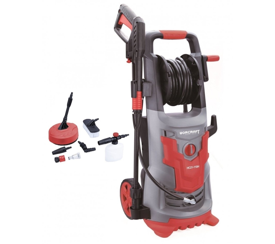High pressure cleaner 2100W with hose reel and accessories (HC21110H)