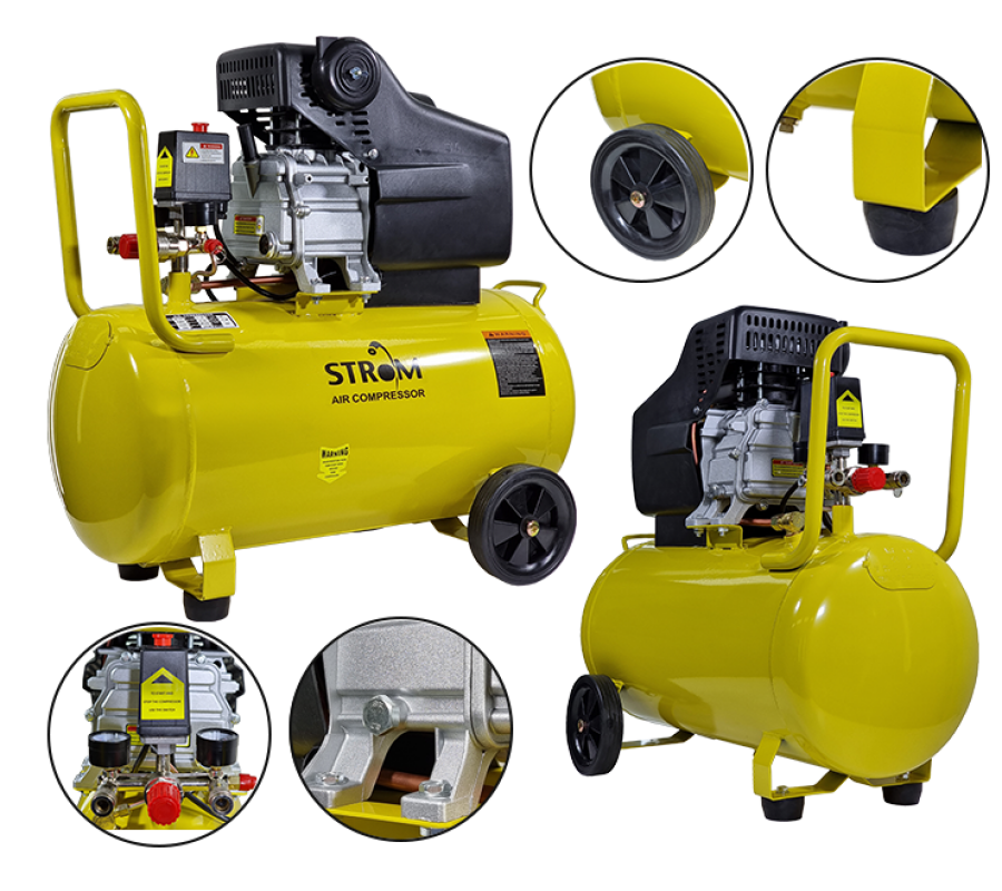 Oro kompresorius 50L, 220V STROM (BM2050)