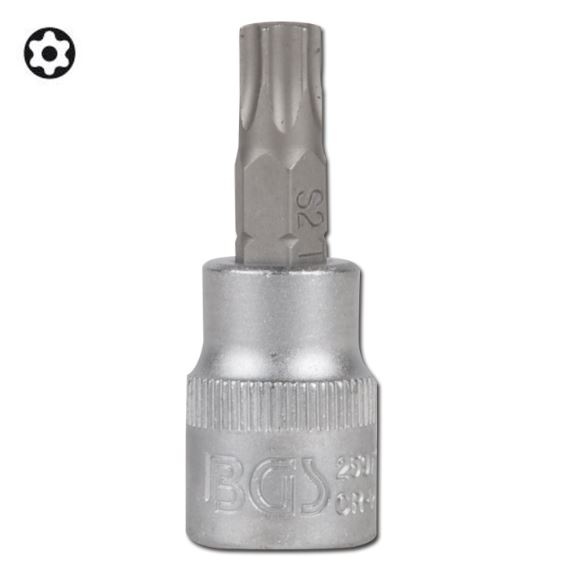 Bit Socket | 10 mm (3/8") Drive | T-Star tamperproof (for Torx) T55 (2599)