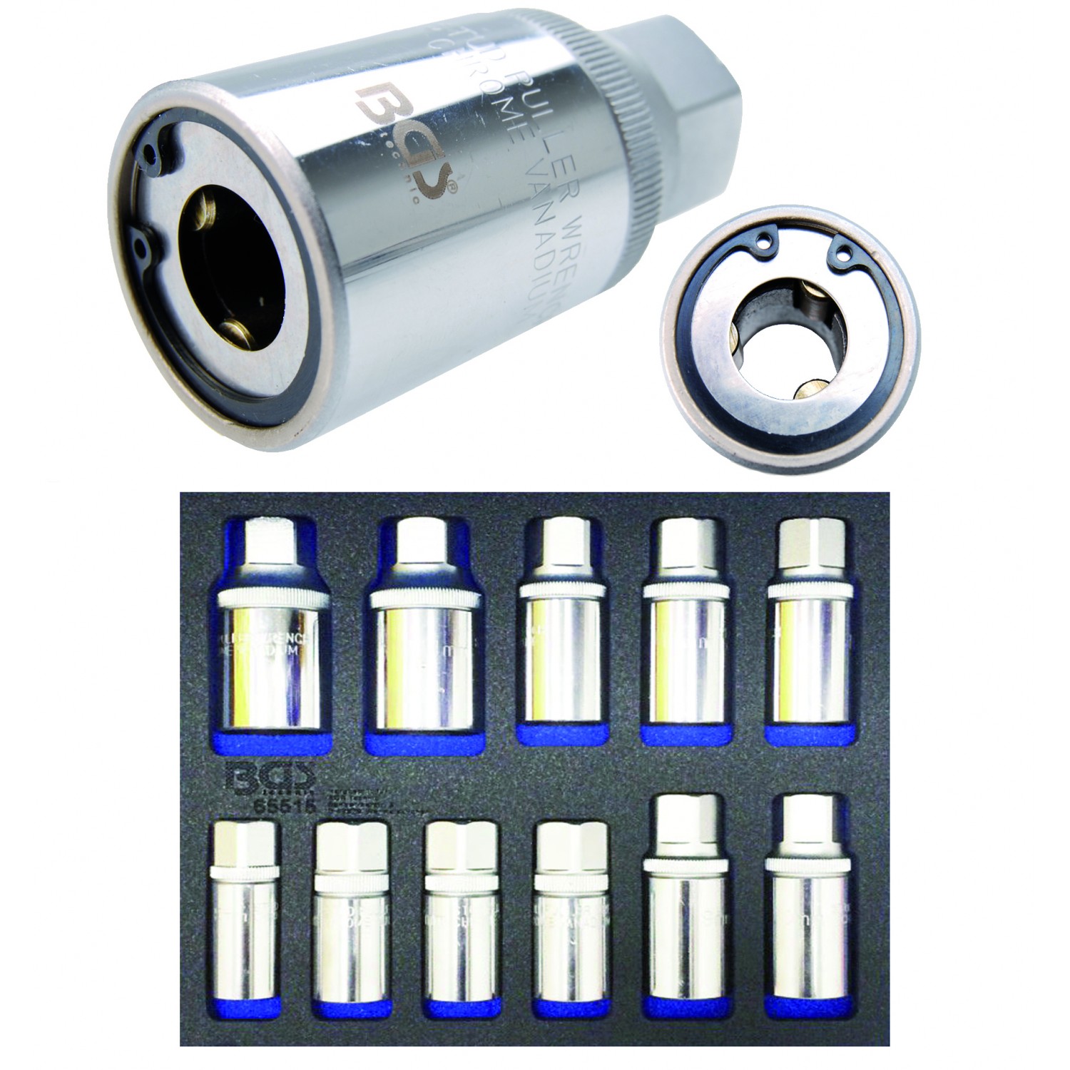 Stud Extractor Set | 5 - 16 mm | 11 pcs. (65515)