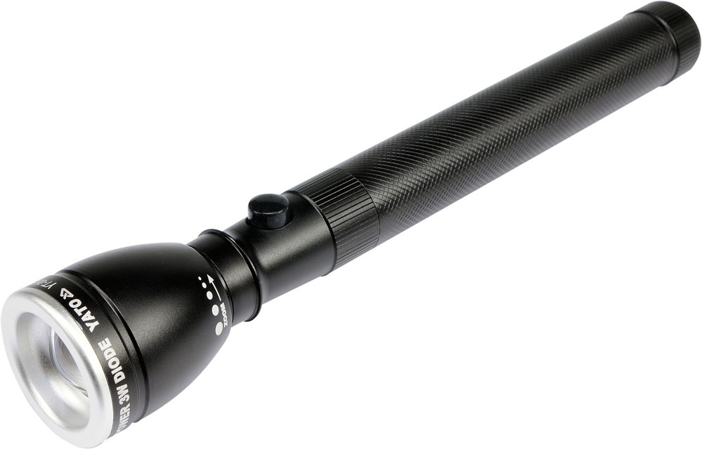 Metall Torch with Cree XPE Diode, Black,2XAA (YT-08575)