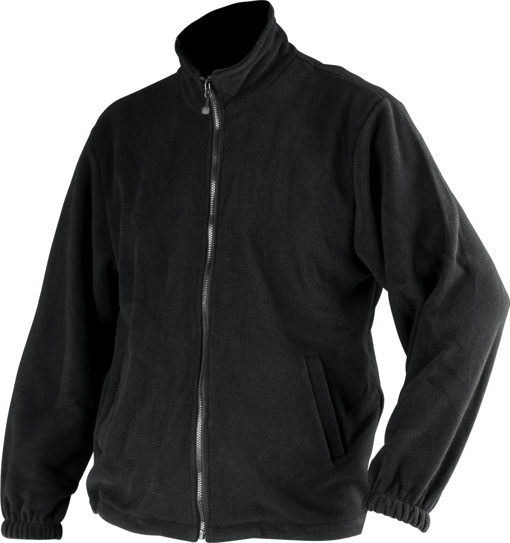 POLAR FLEECE JACKET BLACK SIZE XL "DURANGO" (YT-80363)