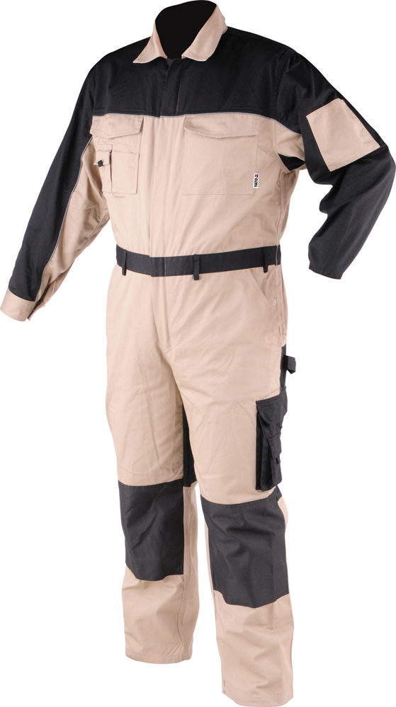 WORK OVERALL DOHAR BEIGE SIZE L (YT-80432)