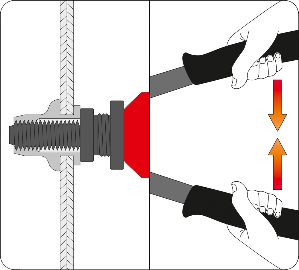 Kniediklis srieginėms kniedėms | M3/M4/M5/M6 (YT-36140)