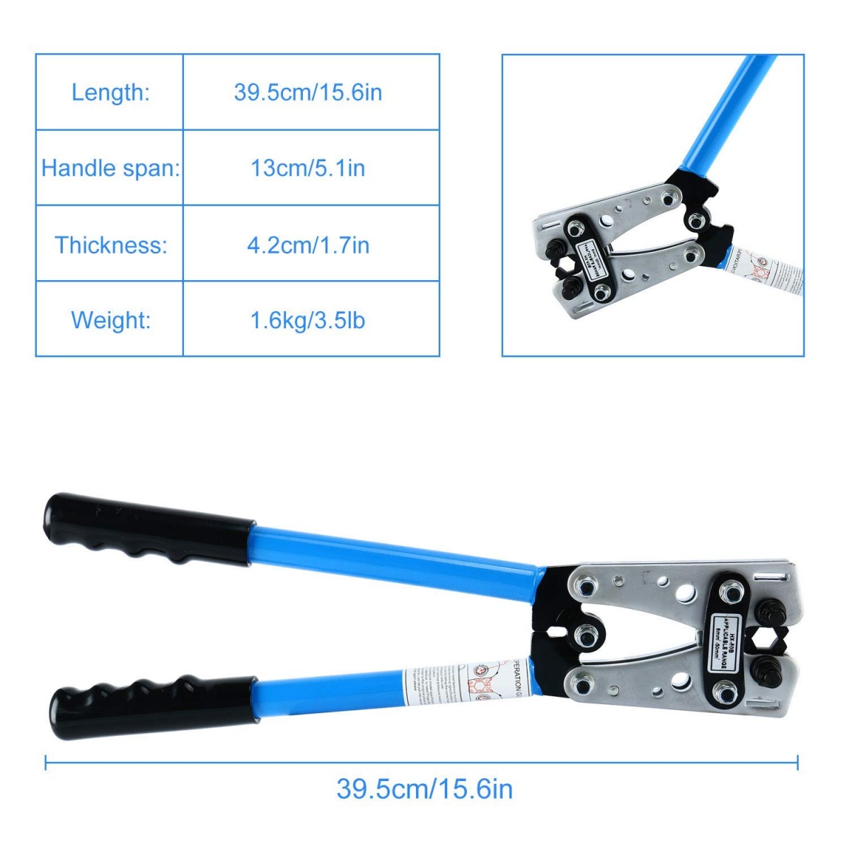Wire cable crimper | 6-50 m2s (CT01)