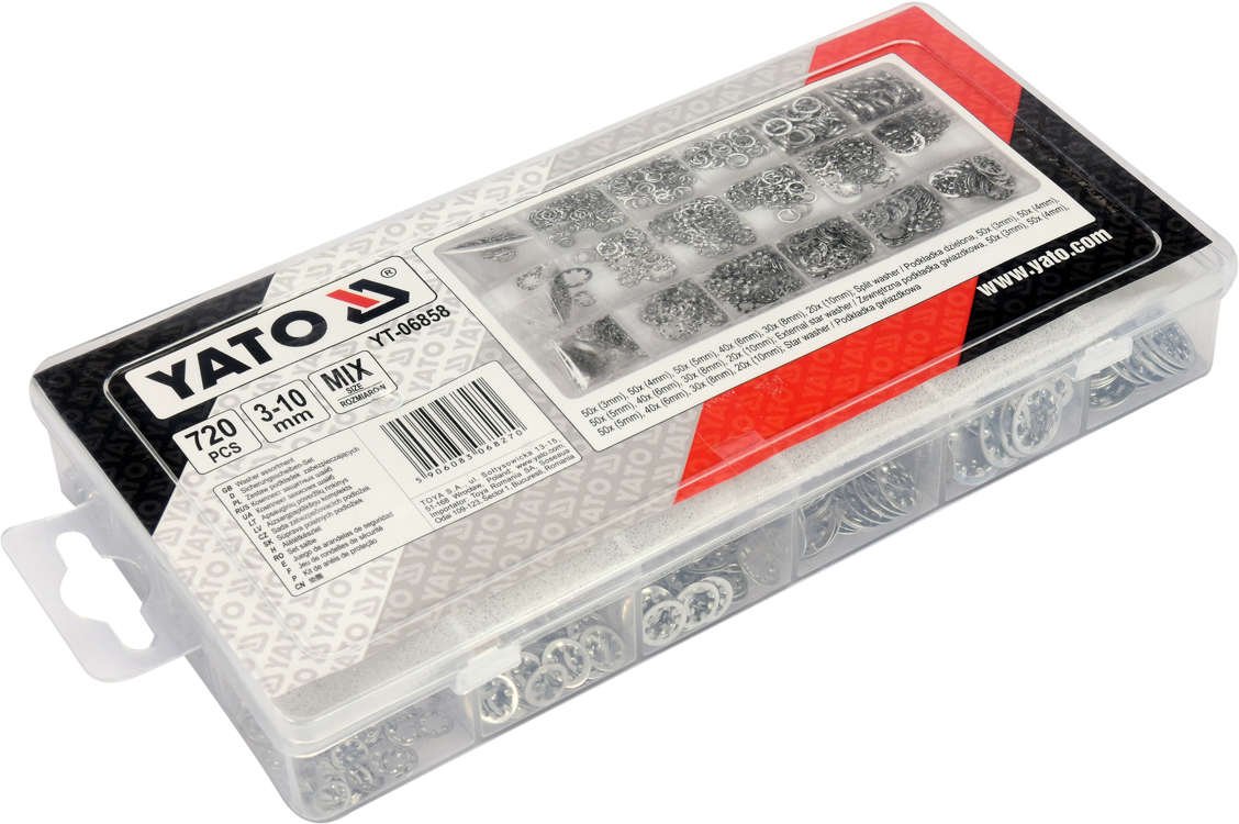 720 PC WASHER ASSORTMENT. (YT-06858)