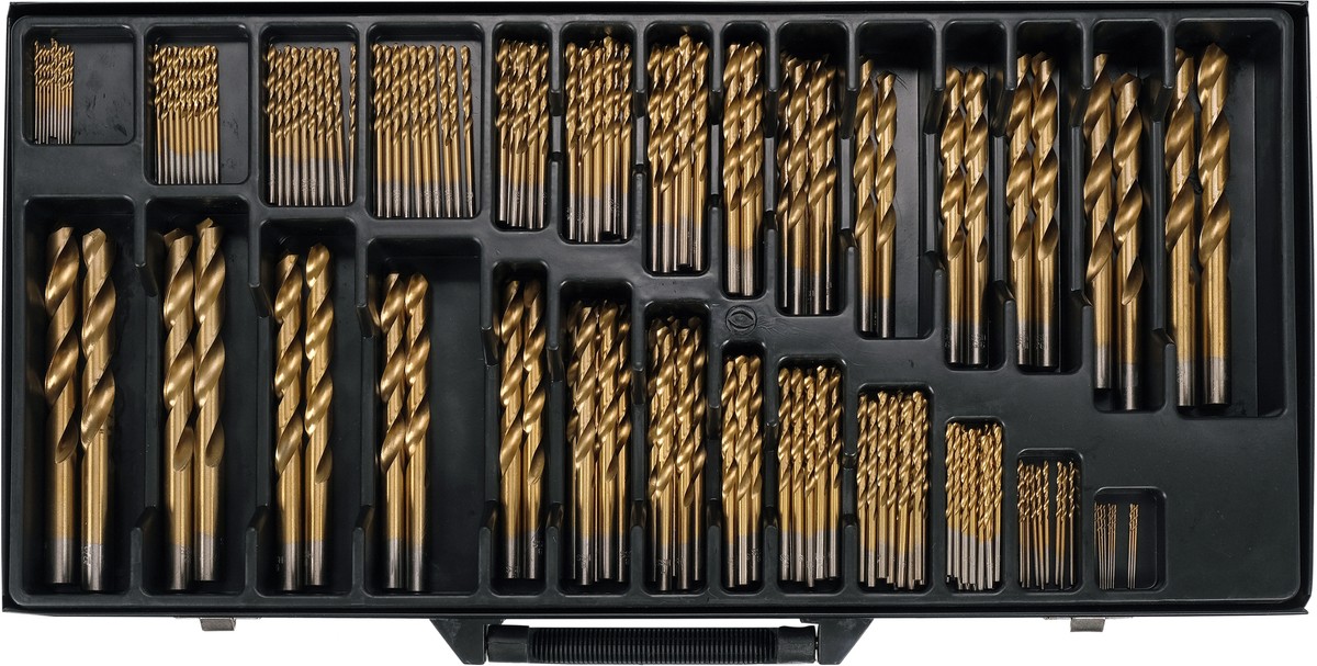 TWIST DRILL BIT SET 190PCS 1-13MM. (YT-44677)