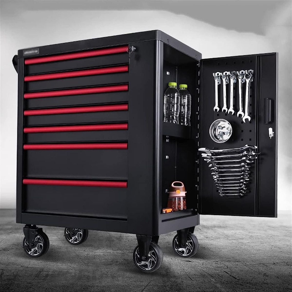 Seven Drawers Classic Tool Cabinet  With Side Tray (SLTC7A)