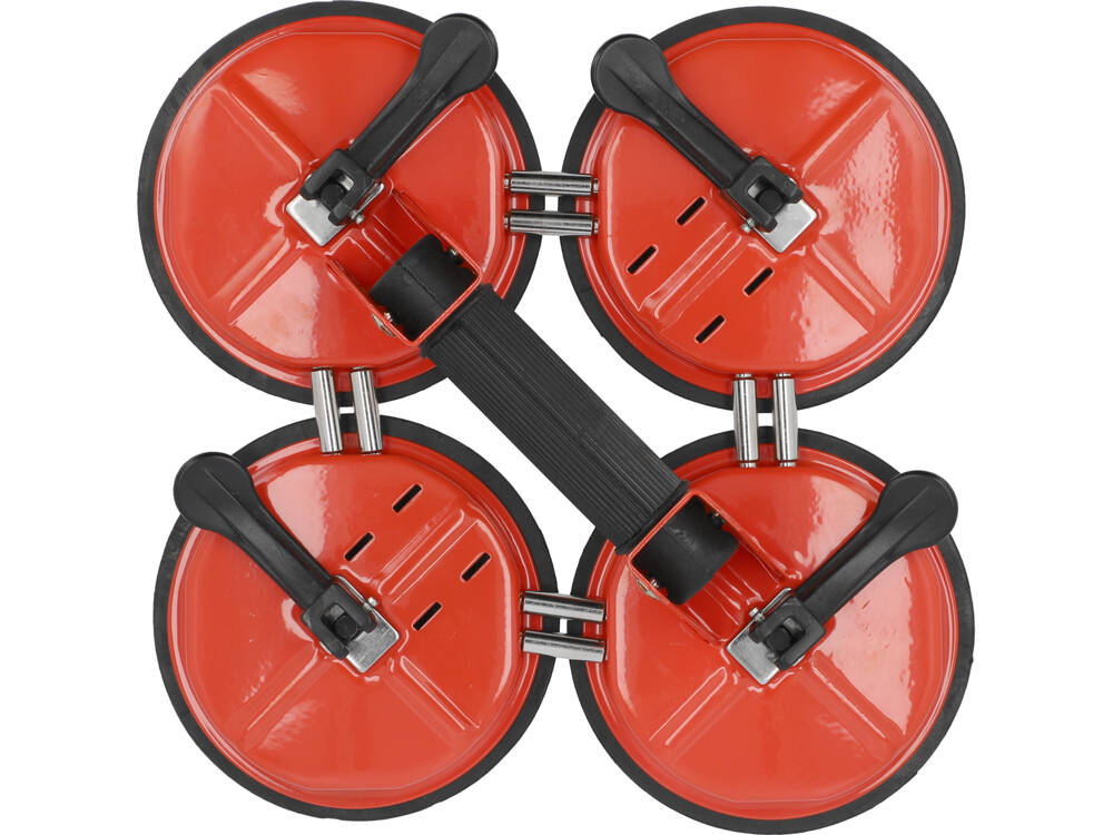 Stiklo kėliklis keturgubas | prisiurbtukas | 4 x Ø 150 mm (YT-37240)
