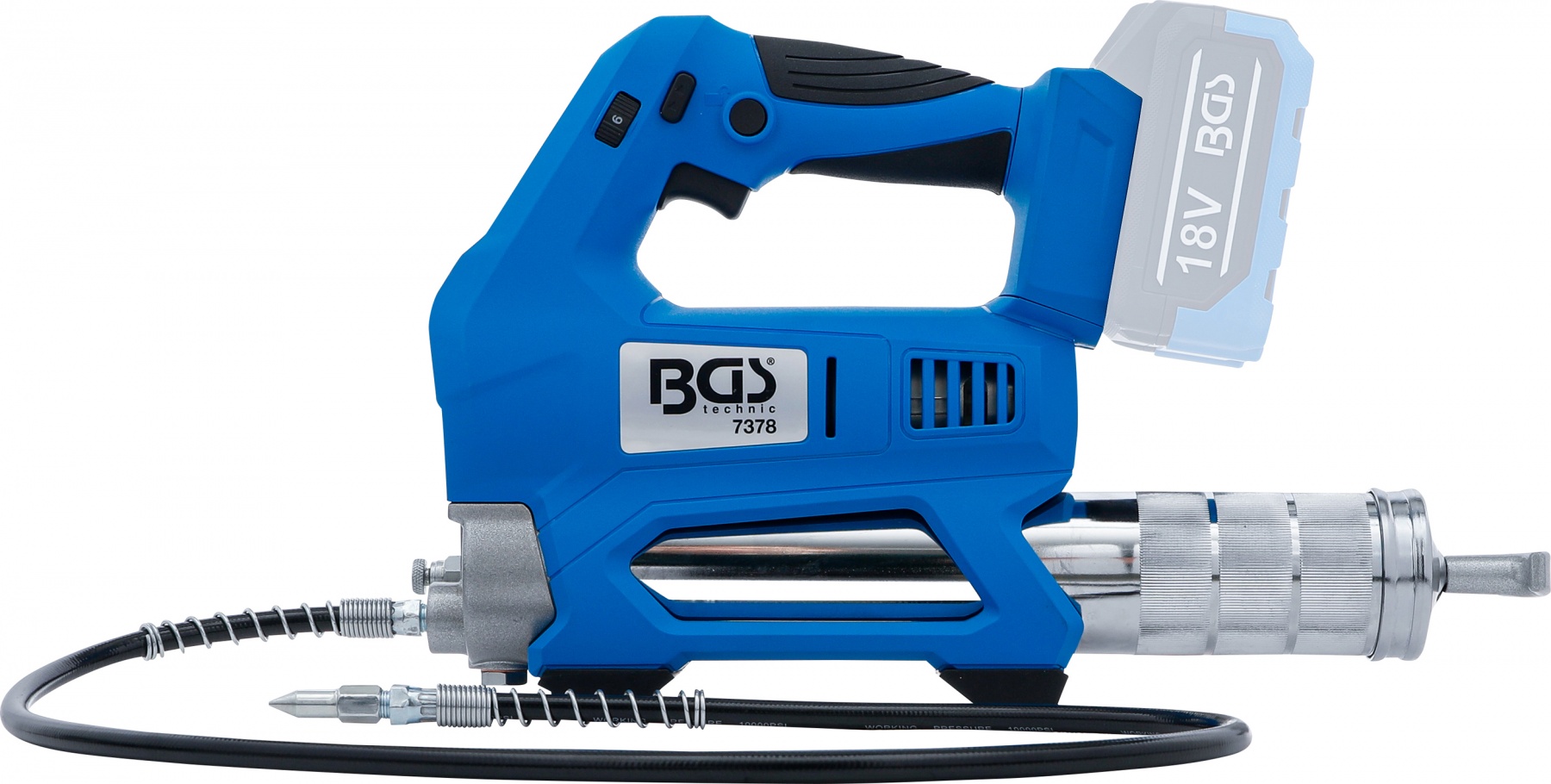 Belaidis tepimo pistoletas | 18 V | be įkraunamos baterijos (7378)