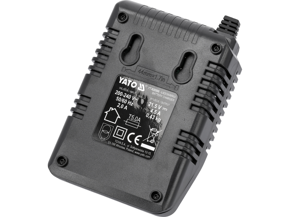 2 x 4.0 Ah baterijų ir greito 4.5A įkroviklio rinkinys | 18V (YT-828510)