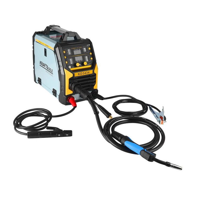 Инверторный сварочный полуавтомат MIG Flux MMA TigLift SYNERGIA (KD3434)
