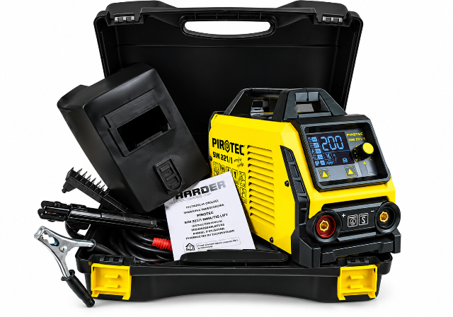 Сварочный аппарат PIROTEC SIM 221/1 MMA TIG Lift 200A IGBT LCD SYNERGIA (SIM221/1)